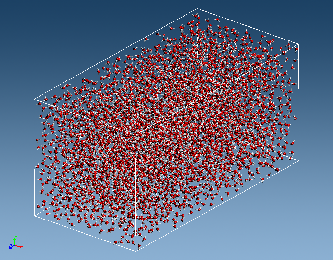 Figure 1. The model of water
