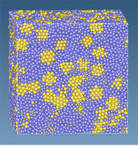 Figure 1. Suspension calculations using VSOP-PS(left: micro model, right: meso model)