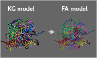 Amorphous structure generation function using reverse mapping