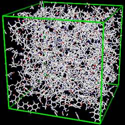 Fig.2  Structure of a cross-linked phenolic resin